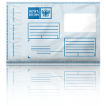 Почтовый пакет с логотипом Почта России 162х229+40 макет № 157